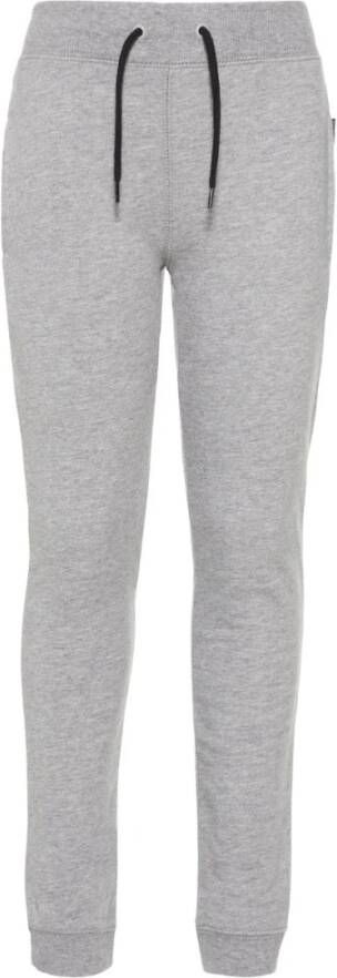 name it Zweetbroek geborsteld Grijs Heren