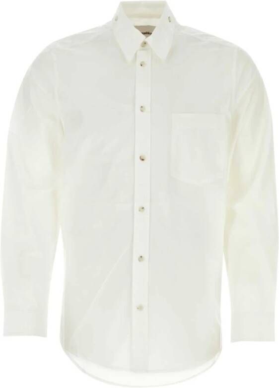 Nanushka Witte poplin Kabel shirt White Heren