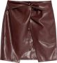 Nanushka Denemarken Vegan Leather Distributed Bruin Dames - Thumbnail 1