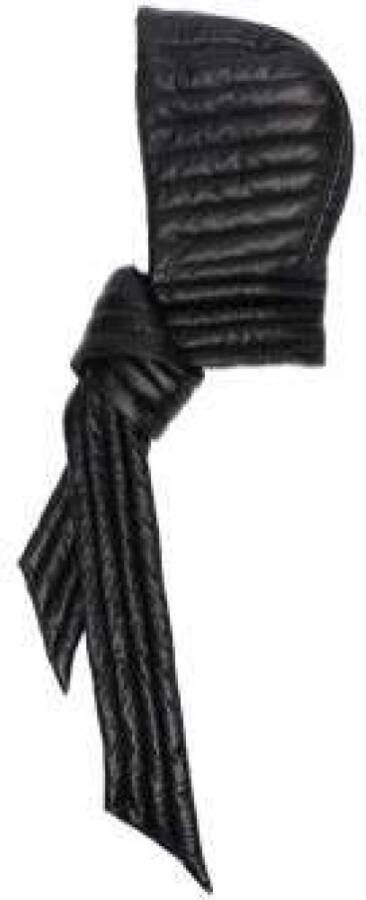Nanushka Gewatteerde sjaal met capuchon en verstelbare pasvorm Zwart Dames