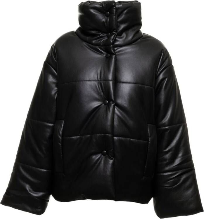 Nanushka Hide puffer jacket Black Dames