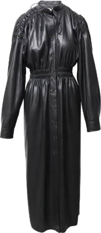 Nanushka Leather dresses Zwart Dames