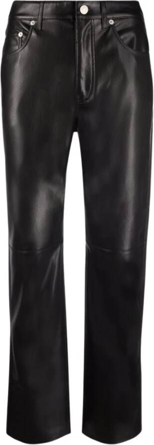 Nanushka Leather Trousers Zwart Dames