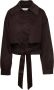 Nanushka Bruine Korte Trenchcoat met Riem Brown Dames - Thumbnail 3