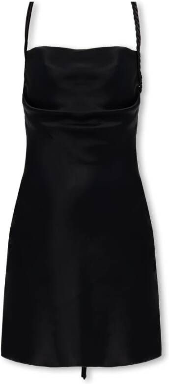 Nanushka Merva jurk Zwart Dames
