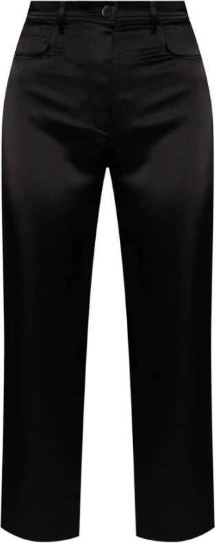 Nanushka Met hoge taille broek Zwart Dames