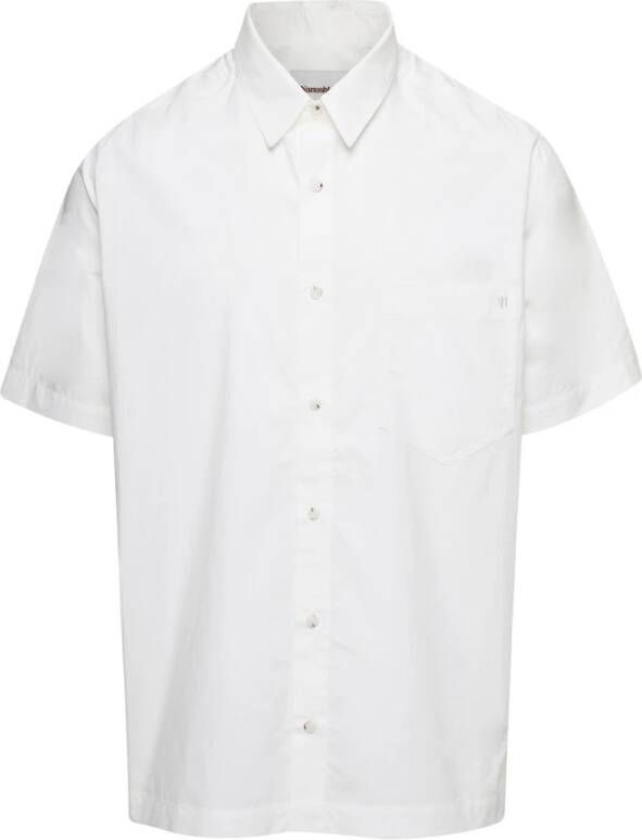 Nanushka Short Sleeve Shirts White Heren