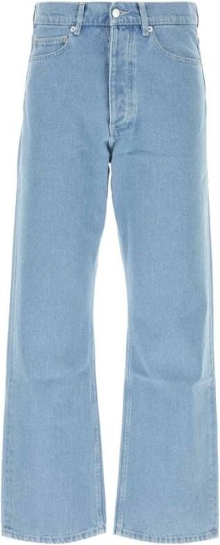 Nanushka Straight Jeans Blauw Heren