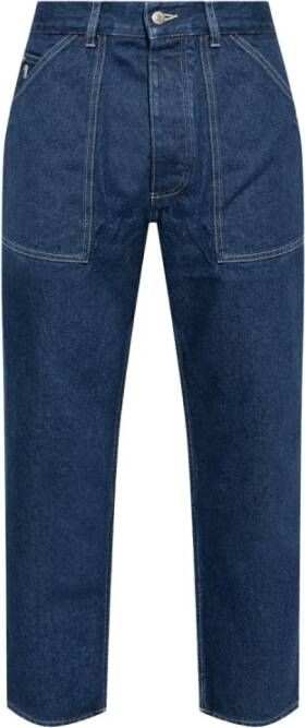 Nanushka Straight Jeans Blauw Heren