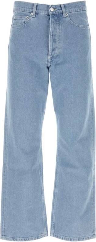 Nanushka Wide Jeans Blauw Heren