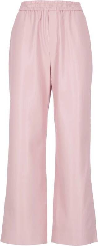 Nanushka Wide Trousers Roze Dames