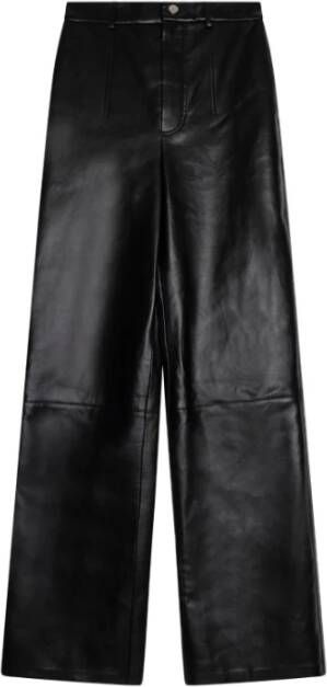 Nanushka Wide Trousers Zwart Dames