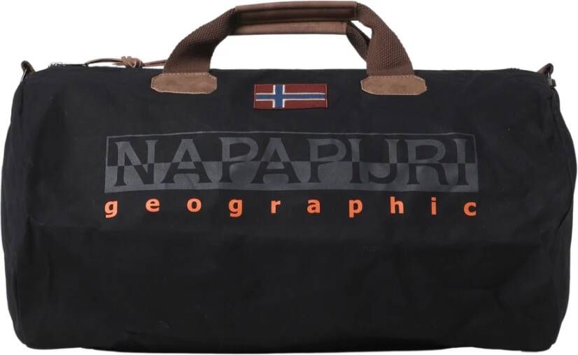 Napapijri Weekendtas met logopatch en verstelbare schouderband