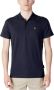 Napapijri Blauwe effen polo voor heren Blauw Heren - Thumbnail 1