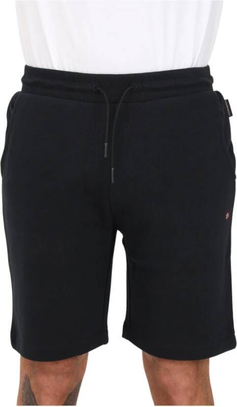 Napapijri Korte straight fit broek met elastische band