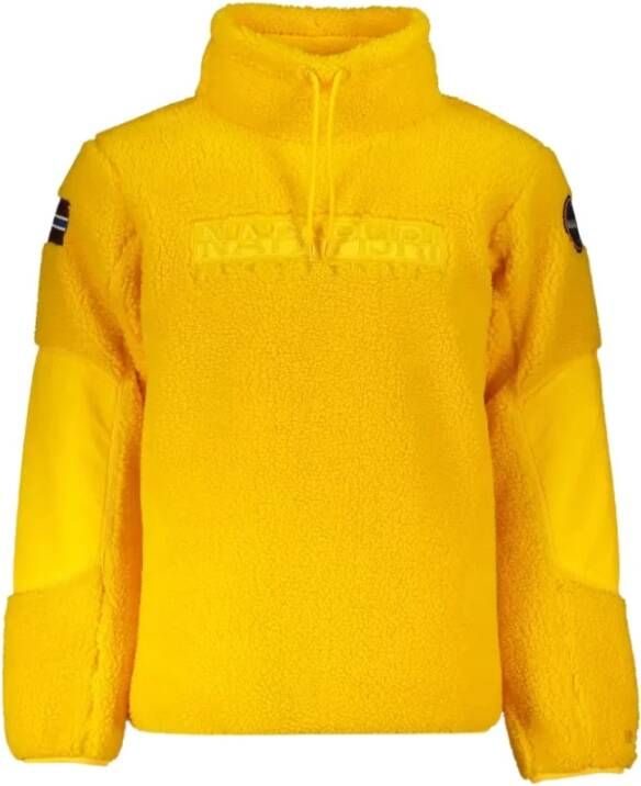 Napapijri Gele Sweater Polyestermix Yellow Heren