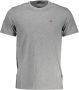 Napapijri Klassiek Grijs T-shirt met Logo Borduursel Gray Heren - Thumbnail 2
