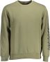 Napapijri Groene Sweatshirt met Lange Mouwen en Bedrukt Logo Green Heren - Thumbnail 1