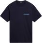 Napapijri Hill T-shirt Blauw Heren - Thumbnail 1