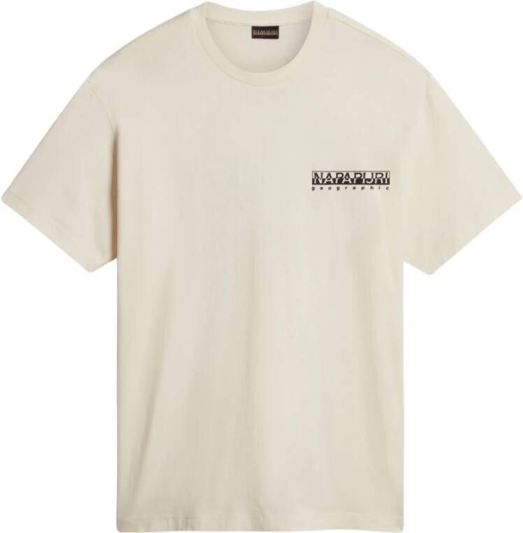 Napapijri Hill T-shirt White Heren