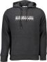 Napapijri Geborduurd capuchon sweatshirt van biologisch katoen Black Heren - Thumbnail 3