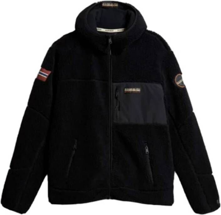 Napapijri Blauwe Jas met Ritssluiting en Voorzakken Blue Heren - Foto 2