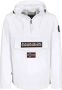 Napapijri Waterdichte Anorak met Verstelbare Capuchon en Ritssluiting White Heren - Thumbnail 1