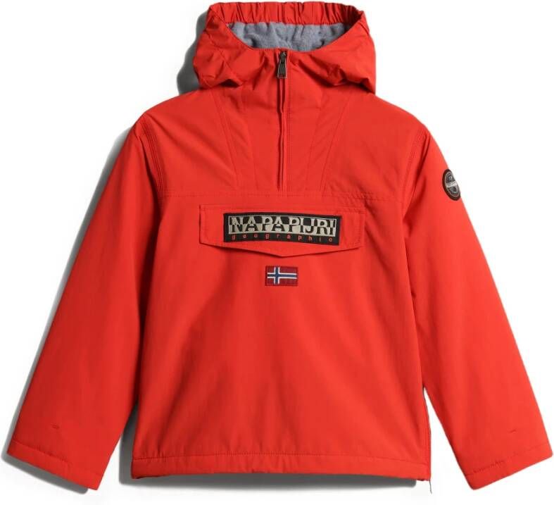 NAPAPIJRI Jongens Jassen K Rainforest Wi 1 Rood