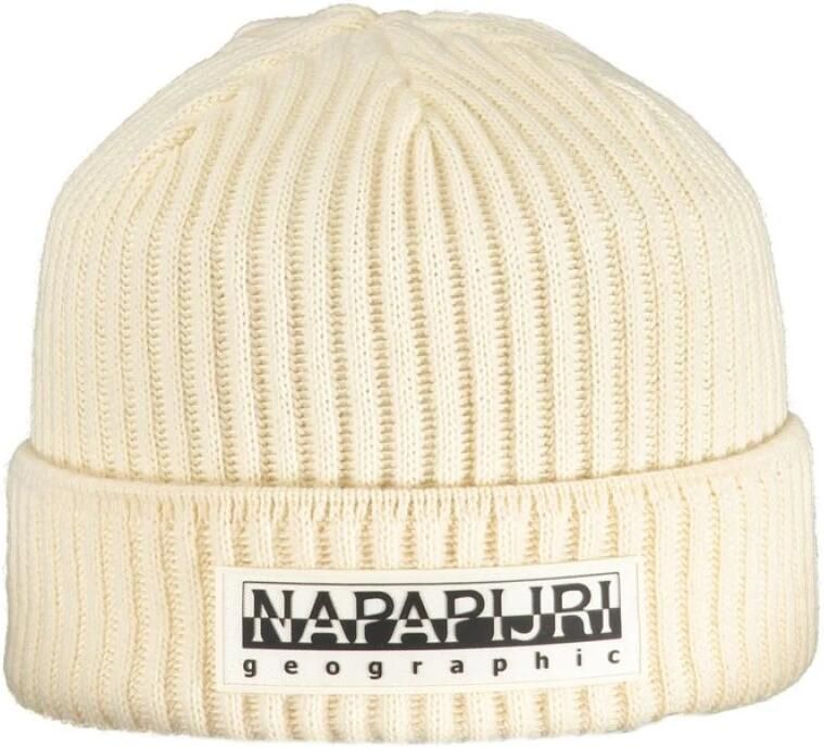 Napapijri Beige Acryl Hoed & Mutsen Beige Unisex