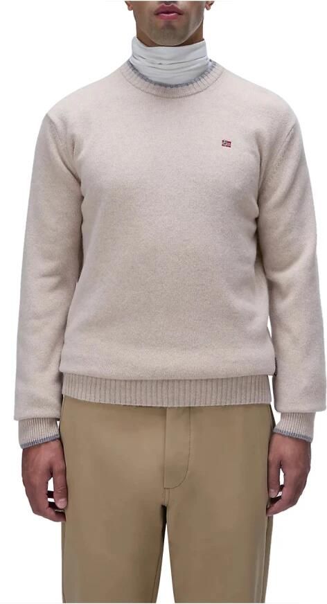 Napapijri Mannen Gebreide Kleding Collectie voor Herfst Winter Beige Heren - Foto 4