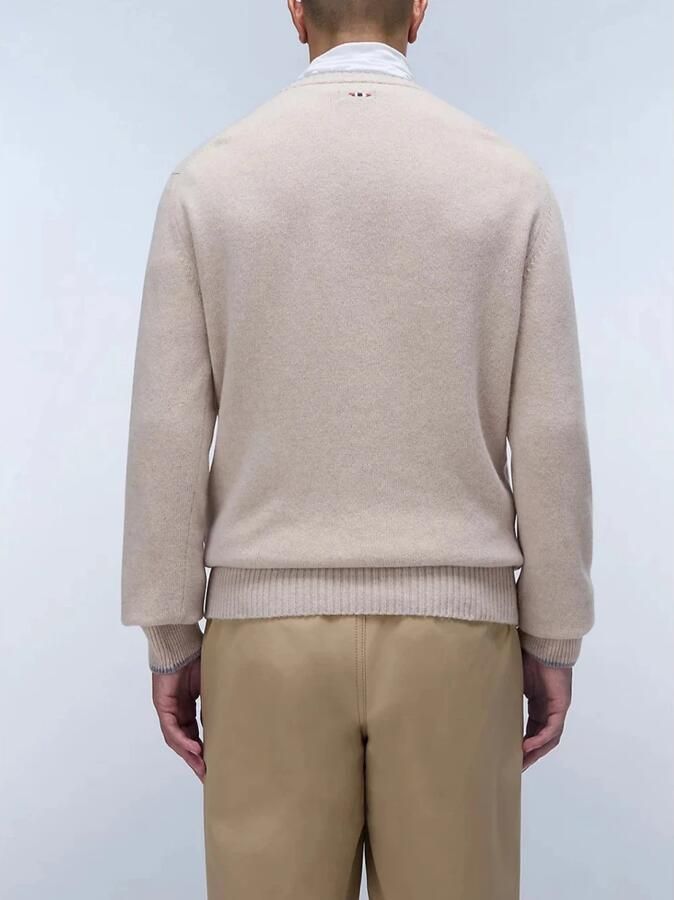 Napapijri Mannen Gebreide Kleding Collectie voor Herfst Winter Beige Heren - Foto 3