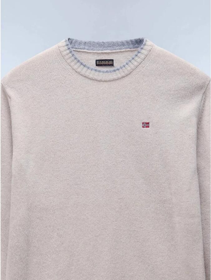 Napapijri Mannen Gebreide Kleding Collectie voor Herfst Winter Beige Heren