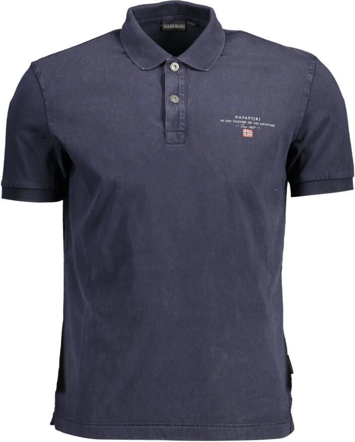 Napapijri Regular fit poloshirt met labelstitching model 'elbas'