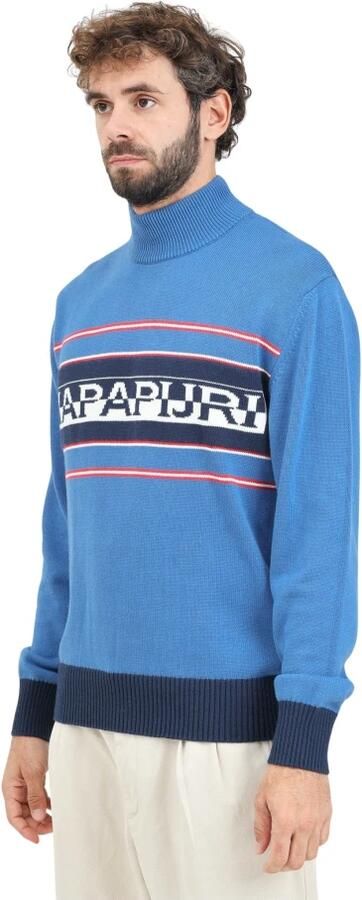 Napapijri Gebreide pullover met turtleneck model 'SARDONA' - Foto 3