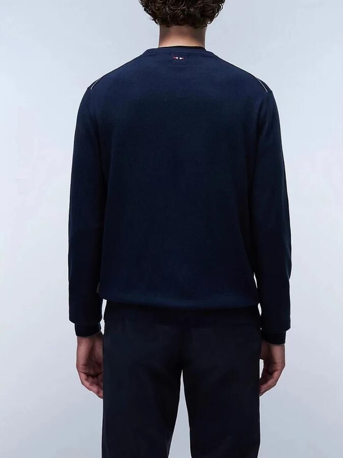 Napapijri Polo Shirts Halve Knoopsluiting Geborduurd Logo Casual Stijl Blue Heren - Foto 3