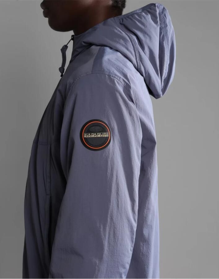 Napapijri Blauwe Grisail Jas met Ritssluiting Blue Heren - Foto 4