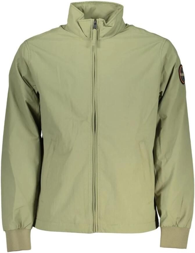 Napapijri Stijlvolle waterdichte groene jas met contrasterende accenten Green Heren - Foto 3