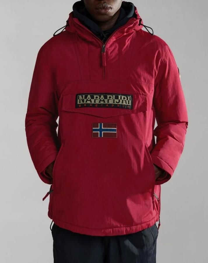 Napapijri Bordeauxrode Rainforest Pocket 2 Jas Red Heren - Foto 3