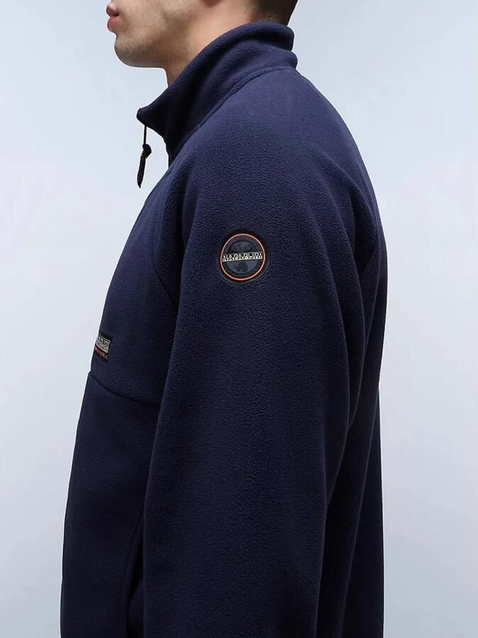 Napapijri Fleecejack met borstzak model 'DOLENT' - Foto 2