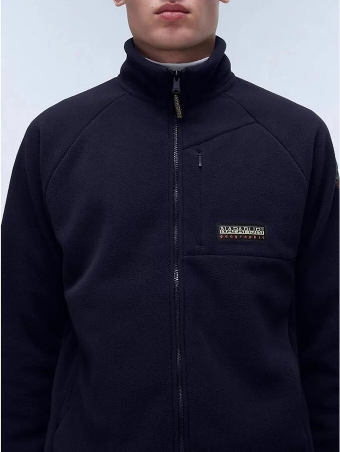 Napapijri Fleecejack met borstzak model 'DOLENT'