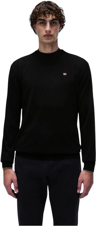 Napapijri Shirt met lange mouwen en labelstitching model 'DAMAVAND' - Foto 4