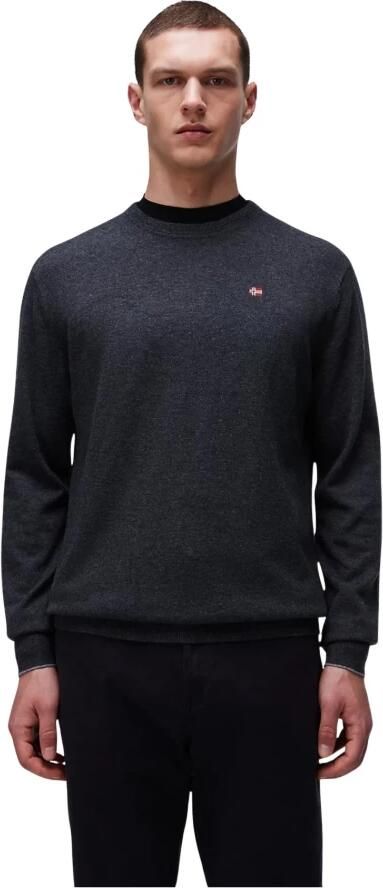 Napapijri Shirt met lange mouwen en labelstitching model 'DAMAVAND' - Foto 4