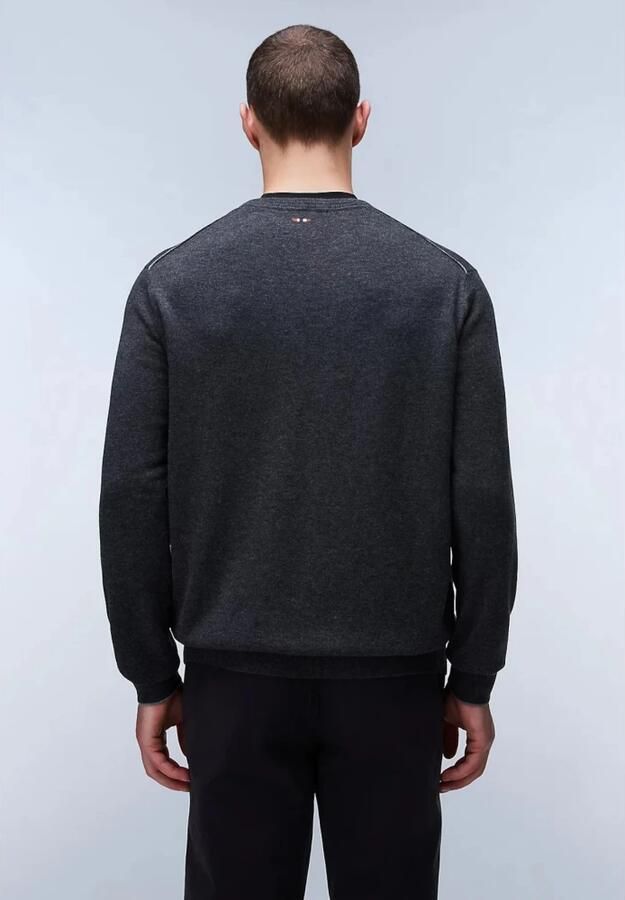 Napapijri Shirt met lange mouwen en labelstitching model 'DAMAVAND' - Foto 3