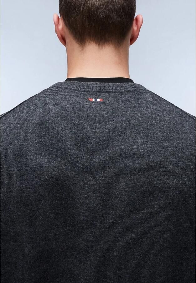 Napapijri Shirt met lange mouwen en labelstitching model 'DAMAVAND' - Foto 2