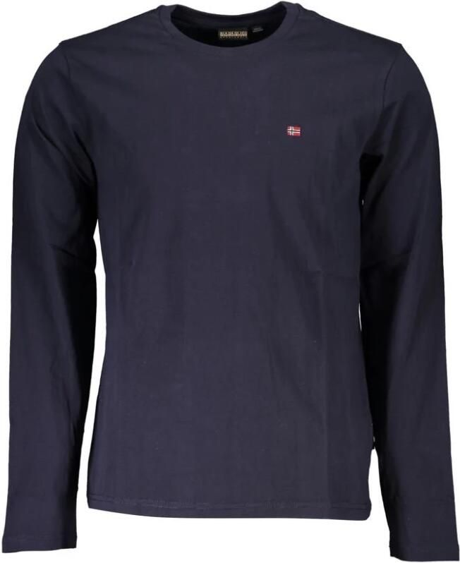 Napapijri Blauwe Lange Mouw Gebreide Kleding Herfst Winter Blue Heren