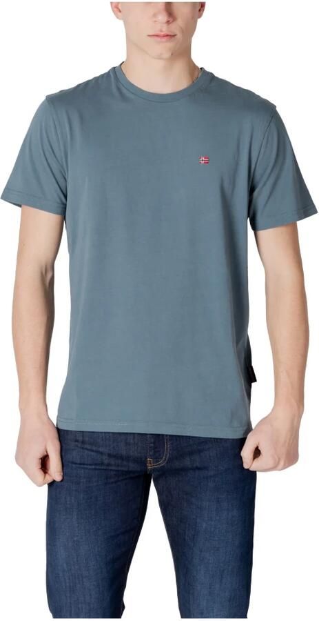 Napapijri T-shirt SALIS SS SUM NP0A4H8D-G1Y1 STORMY WEAT - Foto 3