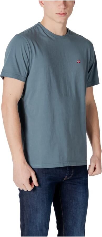 Napapijri T-shirt SALIS SS SUM NP0A4H8D-G1Y1 STORMY WEAT - Foto 2