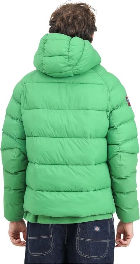 Napapijri Groene Gewatteerde Jas Mannen Winter Green Heren - Foto 2