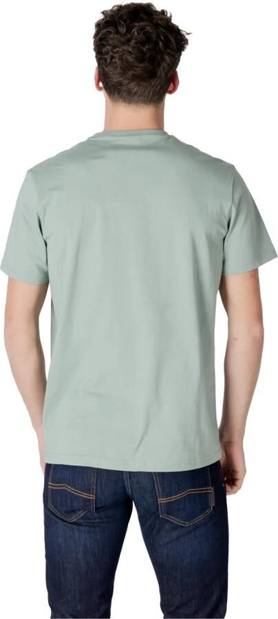 Napapijri Groene Katoenen T-shirt voor Lente Zomer Green Heren