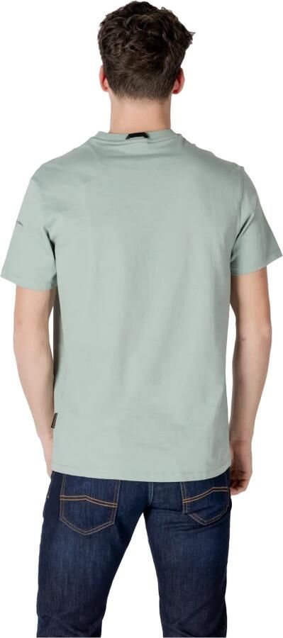 Napapijri Groene Katoenen T-shirt voor Mannen Green Heren - Foto 2